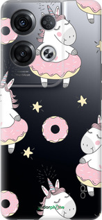 Силіконовий чехол Єдиноріжки для Oppo Reno8 Pro 5G - 4659u-2615 изображение 