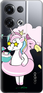 Силиконовый чехол Crown Unicorn для Oppo Reno8 Pro 5G - 4660u-2615 изображение 