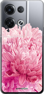 Силиконовый чехол Хризантема для Oppo Reno8 Pro 5G - 4666u-2615 изображение 