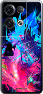 Силиконовый чехол Абстрактный чехол для Oppo Reno8 Pro 5G - 4681u-2615 изображение 