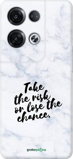 Силиконовый чехол Рискнуть или потерять шанс для Oppo Reno8 Pro 5G - 4866u-2615 изображение 