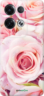 Силиконовый чехол Розы для Oppo Reno8 Pro 5G - 525u-2615 изображение 