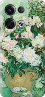Силіконовий чехол Вінсент Ван Гог. Ваза з трояндами для Oppo Reno8 Pro 5G - 5543u-2615 изображение 