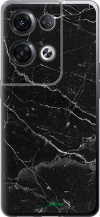 Силиконовый чехол Черный мрамор v2 для Oppo Reno8 Pro 5G - 5568u-2615 изображение 