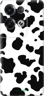 Силиконовый чехол Шкура коровы для Oppo Reno8 Pro 5G - 5576u-2615 изображение 