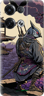 Силиконовый чехол Птица воин для Oppo Reno8 Pro 5G - 5587u-2615 изображение 