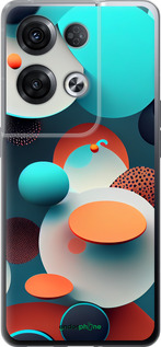 Силіконовий чехол Горошок абстракція для Oppo Reno8 Pro 5G - 5608u-2615 изображение 