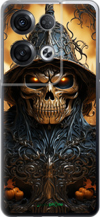 Силиконовый чехол Череп 2 для Oppo Reno8 Pro 5G - 5652u-2615 изображение 