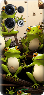 Силиконовый чехол Жабки для Oppo Reno8 Pro 5G - 5656u-2615 изображение 