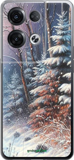 Силиконовый чехол 'Зимний пейзаж' для Oppo Reno8 Pro 5G изображение 3