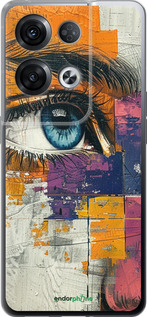 Силіконовий чехол Кольорова фреска для Oppo Reno8 Pro 5G - 6032u-2615 изображение 