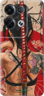 Силиконовый чехол Тайна катаны для Oppo Reno8 Pro 5G - 6074u-2615 изображение 