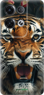 Силиконовый чехол Тигровое величие для Oppo Reno8 Pro 5G - 6080u-2615 изображение 