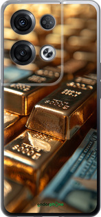 Силиконовый чехол Сияние золота для Oppo Reno8 Pro 5G - 6104u-2615 изображение 