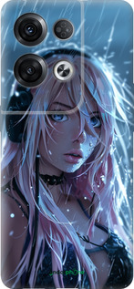 Силиконовый чехол Неоновый дождь для Oppo Reno8 Pro 5G - 6119u-2615 изображение 