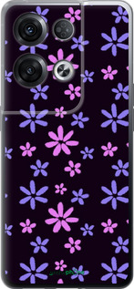 Силіконовий чехол з квітами для Oppo Reno8 Pro 5G - 6258u-2615 изображение 