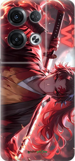 Силиконовый чехол Аниме воин для Oppo Reno8 Pro 5G - 6281u-2615 изображение 