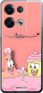 Силиконовый чехол Спанч Боб для Oppo Reno8 Pro 5G - 6282u-2615 изображение 