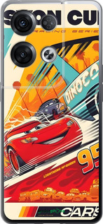 Силиконовый чехол Тачки для Oppo Reno8 Pro 5G - 6288u-2615 изображение 