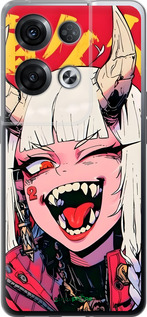 Силиконовый чехол Аниме демон для Oppo Reno8 Pro 5G - 6308u-2615 изображение 