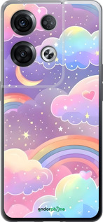 Силіконовий чехол Хмари та веселка для Oppo Reno8 Pro 5G - 6312u-2615 изображение 