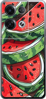 Силіконовий чехол Кавун для Oppo Reno8 Pro 5G - 6315u-2615 изображение 