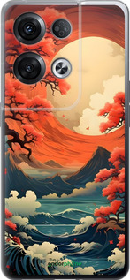 Силиконовый чехол Природа японии для Oppo Reno8 Pro 5G - 6327u-2615 изображение 