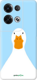 Силиконовый чехол Гусь для Oppo Reno8 Pro 5G - 6350u-2615 изображение 