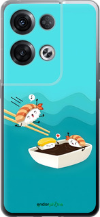 Силіконовий чехол Суші для Oppo Reno8 Pro 5G - 6354u-2615 изображение 