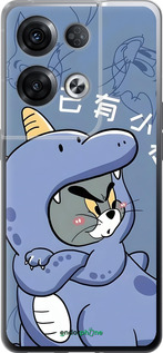 Силіконовий чехол Том і джеррі 1 для Oppo Reno8 Pro 5G - 6358u-2615 изображение 