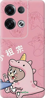 Силиконовый чехол Том и джерри 2 для Oppo Reno8 Pro 5G - 6359u-2615 изображение 