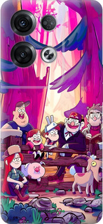 Силіконовий чехол Гравити Фолз для Oppo Reno8 Pro 5G - 6365u-2615 изображение 