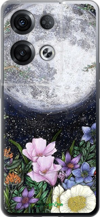 Силиконовый чехол Полночь в саду II для Oppo Reno8 Pro 5G - 6424u-2615 изображение 