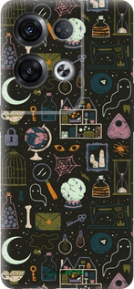 Силиконовый чехол Колдовской принт для Oppo Reno8 Pro 5G - 6425u-2615 изображение 