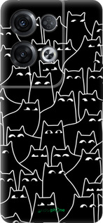 Силіконовий чехол Із зображенням кішок для Oppo Reno8 Pro 5G - 6470u-2615 изображение 