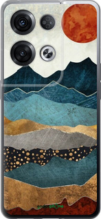 Силиконовый чехол Янтарный закат для Oppo Reno8 Pro 5G - 6475u-2615 изображение 