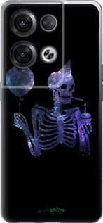 Силиконовый чехол Скелетное искусство для Oppo Reno8 Pro 5G - 6536u-2615 изображение 