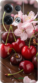 Силиконовый чехол Вишня в шоколаде для Oppo Reno8 Pro 5G - 6698u-2615 изображение 