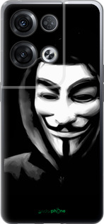 Силиконовый чехол Анонимус для Oppo Reno8 Pro 5G - 832u-2615 изображение 