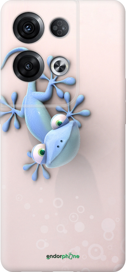 Силиконовый чехол Геккончик для Oppo Reno8 Pro 5G - 1094u-2615 изображение 