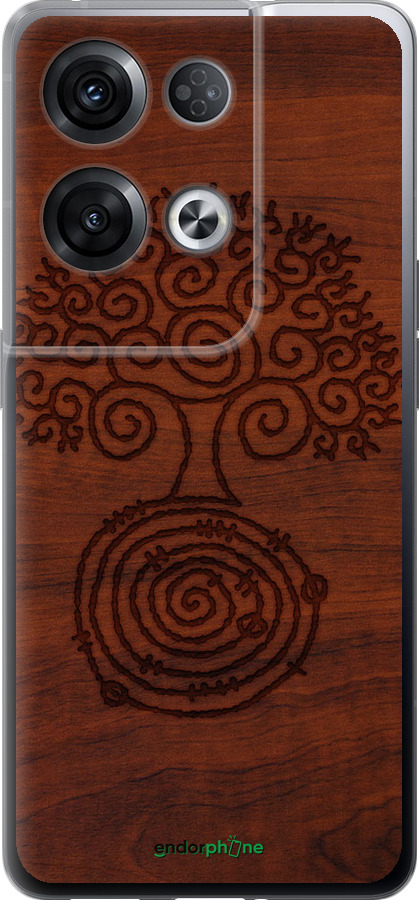 Силіконовий чехол Візерунок дерева для Oppo Reno8 Pro 5G - 4119u-2615 изображение 