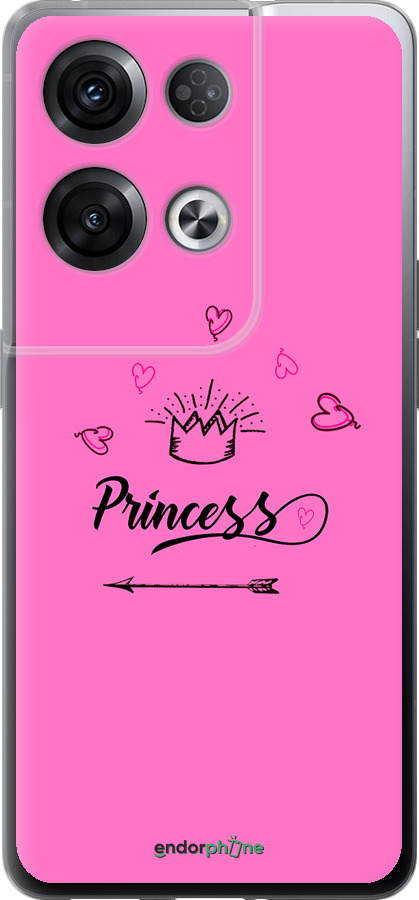 Силиконовый чехол Princess для Oppo Reno8 Pro 5G - 4361u-2615 изображение 