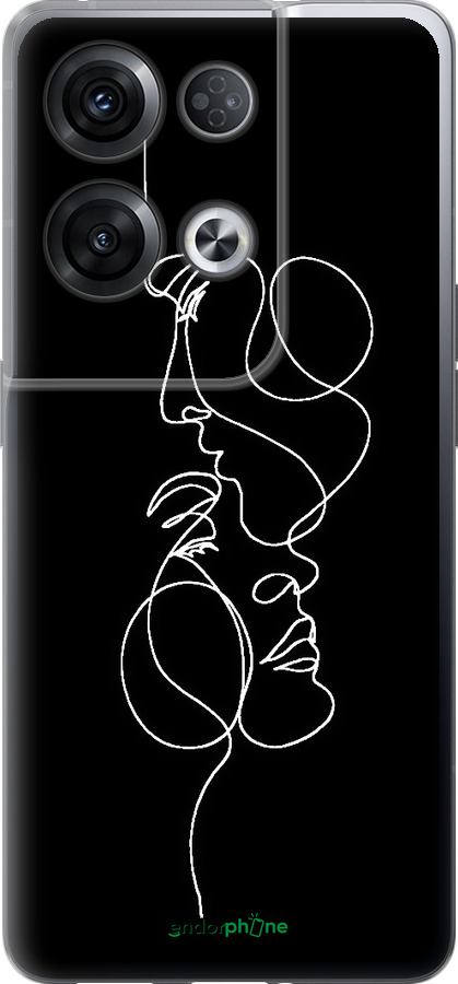 Силиконовый чехол Пара для Oppo Reno8 Pro 5G - 4457u-2615 изображение 