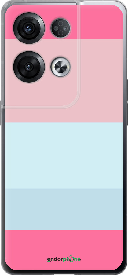 Силіконовий чехол Смуги1 для Oppo Reno8 Pro 5G - 4589u-2615 изображение 
