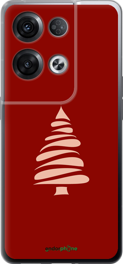 Силиконовый чехол Новогодний 15 для Oppo Reno8 Pro 5G - 4628u-2615 изображение 