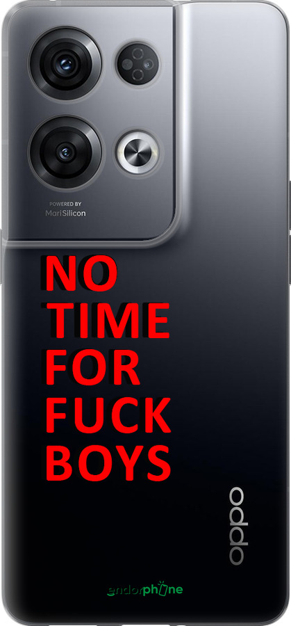 Силиконовый чехол Нет времени для Oppo Reno8 Pro 5G - 4635u-2615 изображение 