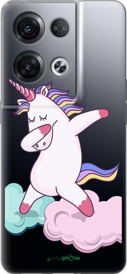 Силіконовий чехол Єдиноріг для Oppo Reno8 Pro 5G - 4702u-2615 изображение 