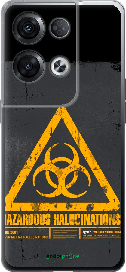 Силиконовый чехол biohazard 28 для Oppo Reno8 Pro 5G - 4846u-2615 изображение 