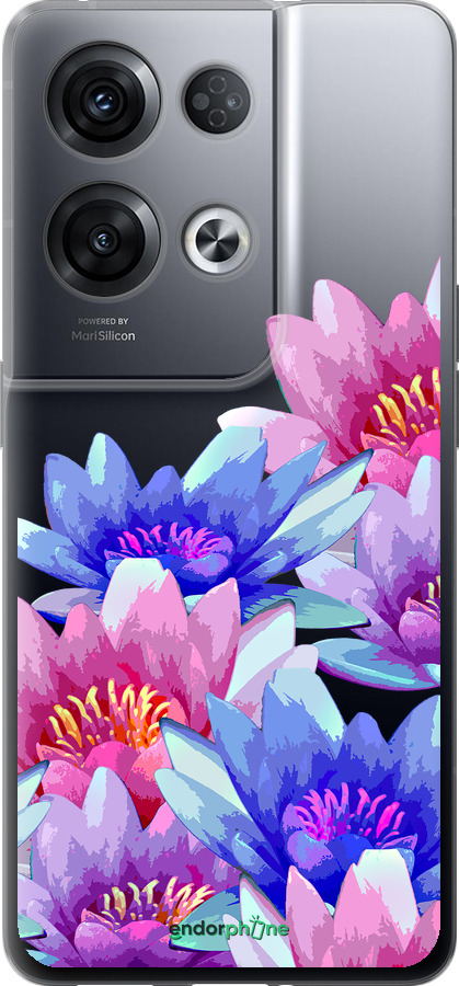 Силіконовий чехол Лотос для Oppo Reno8 Pro 5G - 4862u-2615 изображение 