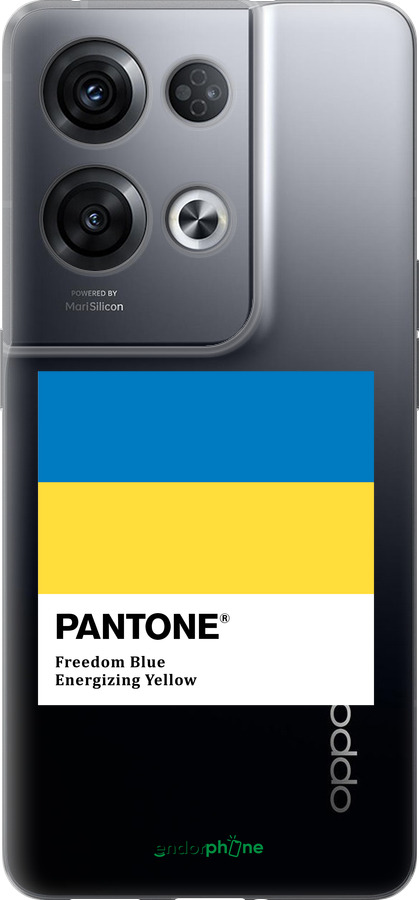 Силиконовый чехол Прапор Пантон для Oppo Reno8 Pro 5G - 5275u-2615 изображение 